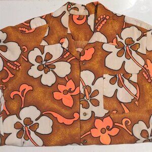 Vintage Hawaiian Shirt from 80s Men Large, ORIGINAL OWNER